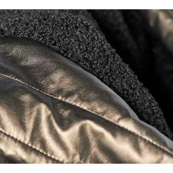 Nuage Hooded Puffer Coat – Black, Size X-Small (New) - Picture 6 of 6